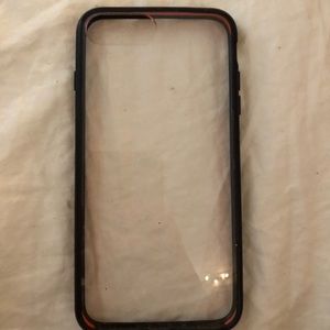 Clear black bumper iPhone 8 Plus case